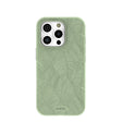 Sage Green Lushy Leaves iPhone 16 Pro Case