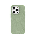 Sage Green Lushy Leaves iPhone 16 Pro Case