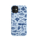Powder Blue Marine Life iPhone 11 Case