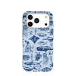 Powder Blue Marine Life iPhone 17 Pro Case
