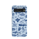 Powder Blue Marine Life Google Pixel 8 Case