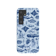 Powder Blue Marine Life Samsung Galaxy S24 Case