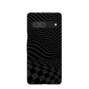 Black Melted Checkers Google Pixel 7 Case