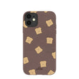 Chocolate Brown Mini Toast iPhone 11 Case