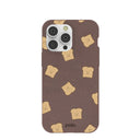 Chocolate Brown Mini Toast iPhone 14 Pro Max Case