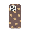 Chocolate Brown Mini Toast iPhone 14 Pro Case