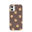 Chocolate Brown Mini Toast iPhone 16 Plus Case
