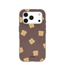 Chocolate Brown Mini Toast iPhone 17 Pro Case