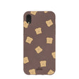 Chocolate Brown Mini Toast iPhone XR Case