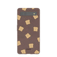 Chocolate Brown Mini Toast Google Pixel 6a Case