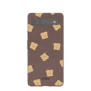Chocolate Brown Mini Toast Google Pixel 6a Case