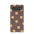 Chocolate Brown Mini Toast Google Pixel 6 Case