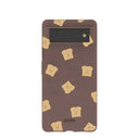 Chocolate Brown Mini Toast Google Pixel 6 Case
