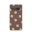 Chocolate Brown Mini Toast Google Pixel 7 Case