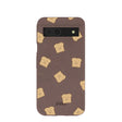 Chocolate Brown Mini Toast Google Pixel 8a Case