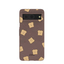 Chocolate Brown Mini Toast Google Pixel 8 Case