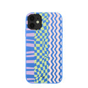 Electric Blue Mixed Up iPhone 11 Case