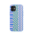 Electric Blue Mixed Up iPhone 12 Mini Case