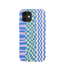 Electric Blue Mixed Up iPhone 12/ iPhone 12 Pro Case