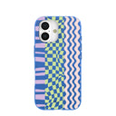 Electric Blue Mixed Up iPhone 17 Case
