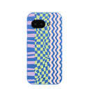 Electric Blue Mixed Up Google Pixel 9a Case