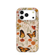 Seashell Monarch Butterfly iPhone 17 Pro Case