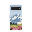Powder Blue Mountains and Blooms Google Pixel 8 Case