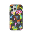Black Mushroom Party iPhone 14 Pro Max Case