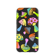Black Mushroom Party iPhone XR Case