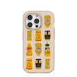 Seashell Mustard Fan iPhone 15 Pro Case