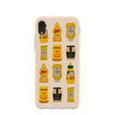 Seashell Mustard Fan iPhone XR Case