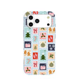 Powder Blue Noel Stamps iPhone 17 Pro Max Case