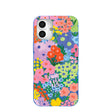 Electric Blue Painted Garden iPhone 16 Plus Case