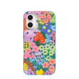 Electric Blue Painted Garden iPhone 16 Case
