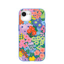 Electric Blue Painted Garden iPhone 16e/17e Case