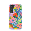 Electric Blue Painted Garden Samsung Galaxy S24+(Plus) Case