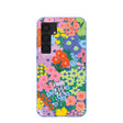 Electric Blue Painted Garden Samsung Galaxy S25 Case