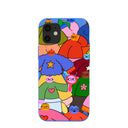 Electric Blue Pals iPhone 12 Mini Case