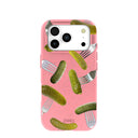 Bubblegum Pink Pickle Party iPhone 17 Pro Case