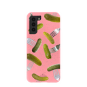 Bubblegum Pink Pickle Party Samsung Galaxy S21 Case