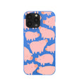 Electric Blue Piggies iPhone 13 Pro Max Case