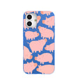Electric Blue Piggies iPhone 16 Plus Case