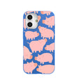 Electric Blue Piggies iPhone 16 Case