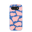 Electric Blue Piggies Google Pixel 10a Case