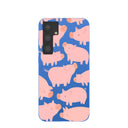 Electric Blue Piggies Samsung Galaxy S24+(Plus) Case