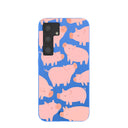 Electric Blue Piggies Samsung Galaxy S24 Case