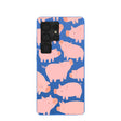 Electric Blue Piggies Samsung Galaxy S25 Ultra Case