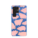 Electric Blue Piggies Samsung Galaxy S25 Ultra Case