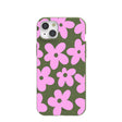 Forest Floor Pink Blooms iPhone 15 Plus Case