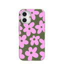 Forest Floor Pink Blooms iPhone 16 Case